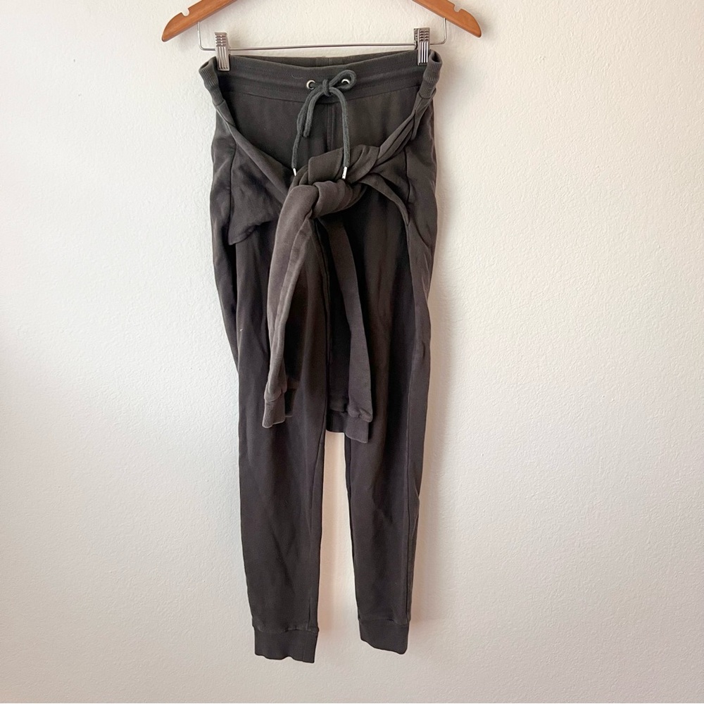 ASOS Gray Knot Tie Front Jogger Sweatpants Sz M